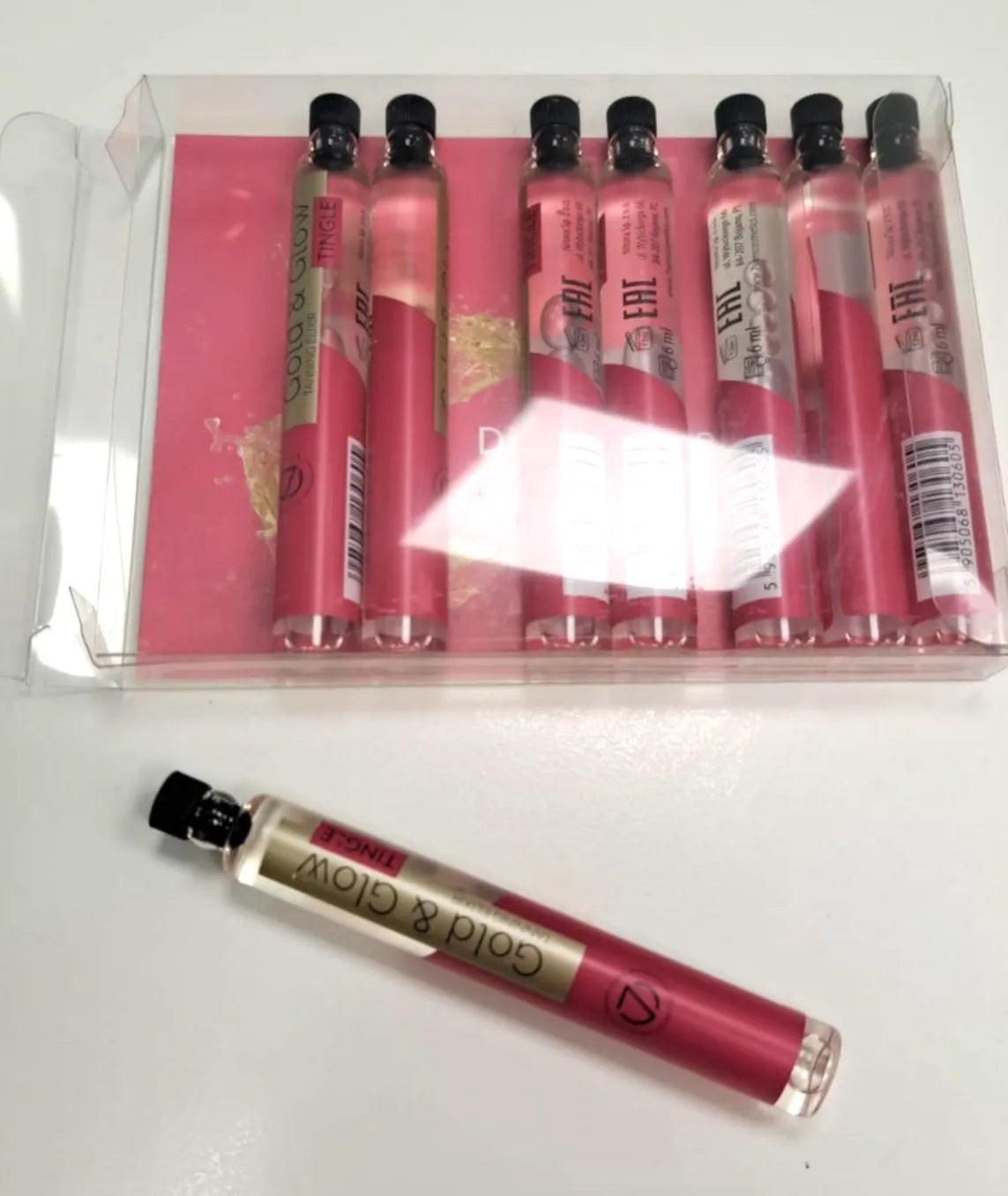 אמפולות טיפות פלפל לשיזוף במכונה