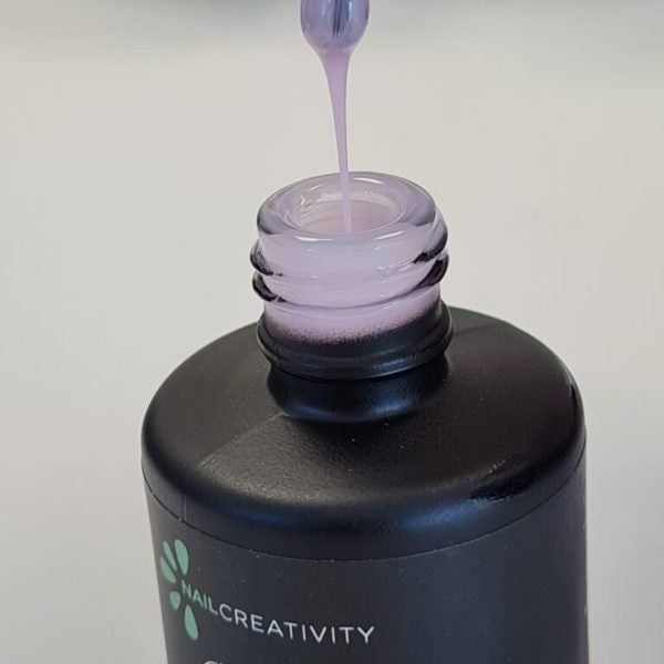 בייס ראבר בצבע מילקי פינק - milky pink