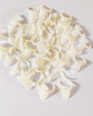 טיפסים לבן חלבי טיפס טבעת 50 יח