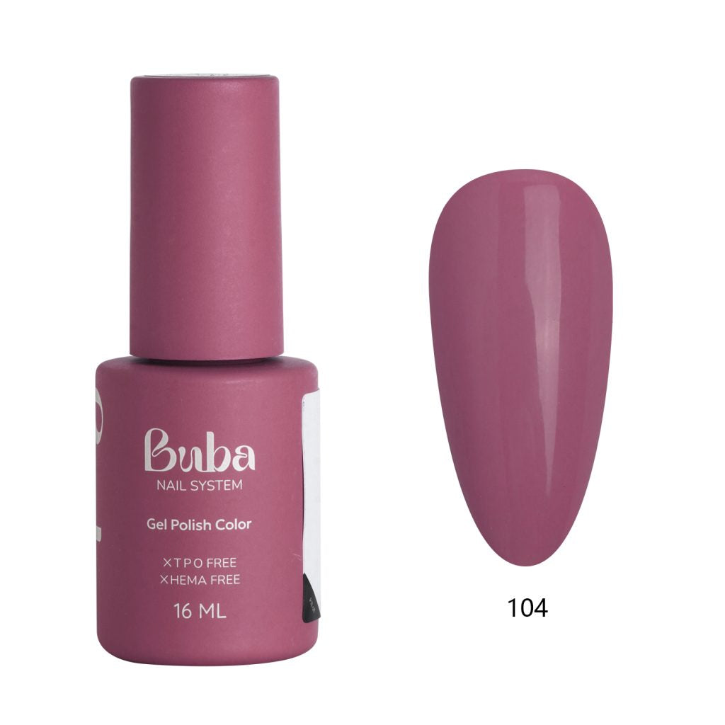 לק ג׳ל בובה Buba HEMA FREE גוון 104