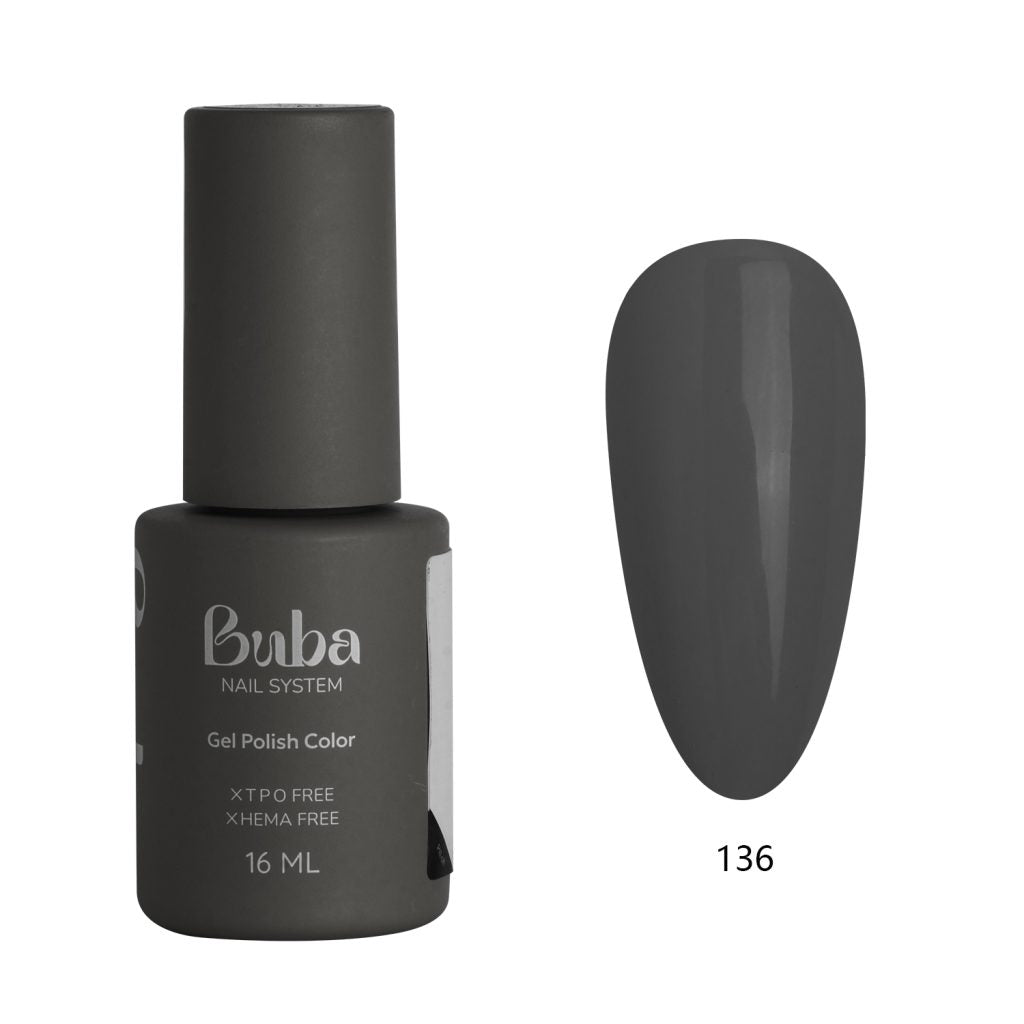 לק ג׳ל בובה Buba HEMA FREE גוון 136