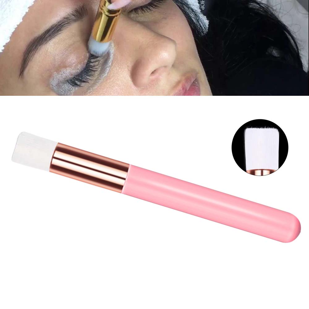 מברשת להקצפת ריסים - ורודה