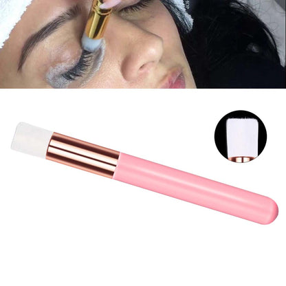 מברשת להקצפת ריסים - ורודה