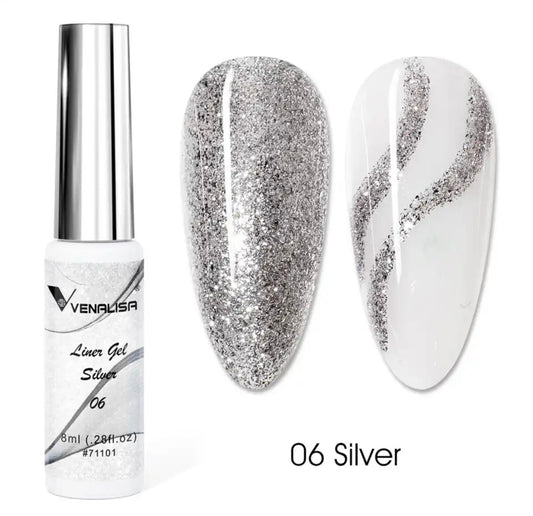 Venalisa - ליינר ג׳ל עם מכחול דק לציור / פרנץ