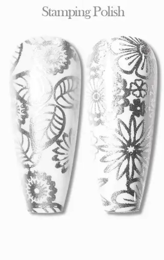 לק חותמות - כסוף