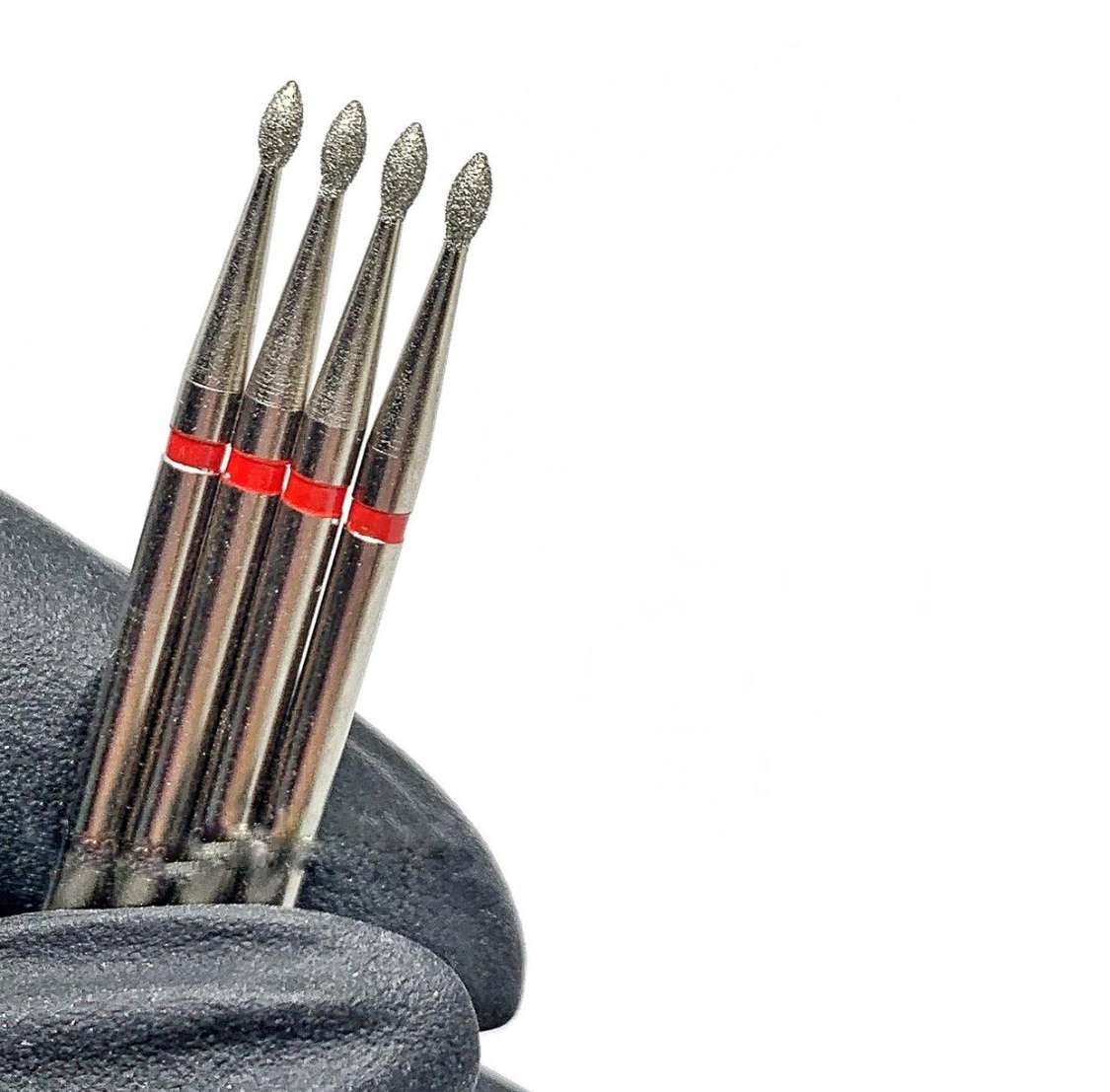 ראש מניקור אדום - טיפה 0.18